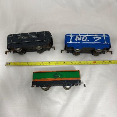.196. Hand Painted Train Set