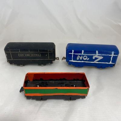 .196. Hand Painted Train Set