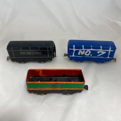 .196. Hand Painted Train Set