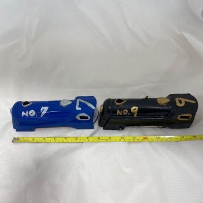 .196. Hand Painted Train Set