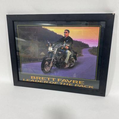 .200. Brett Favre Framed Poster