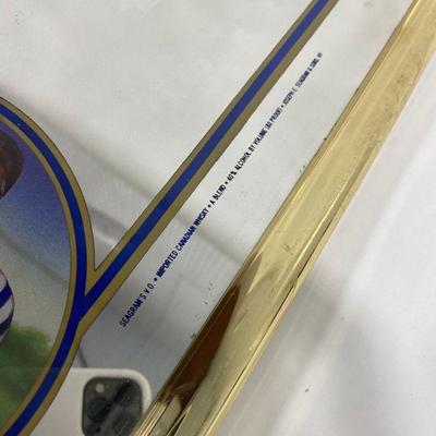 .202. Seagram's Golden Quarterback Mirror