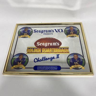 .202. Seagram's Golden Quarterback Mirror