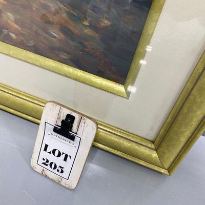 .205. Singley Watercolor Print