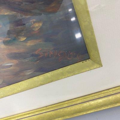 .205. Singley Watercolor Print