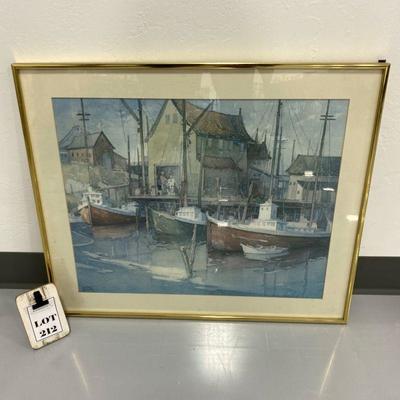 .212. Garnet Hazard watercolor print