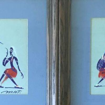 Two African (Congo) Paintings 