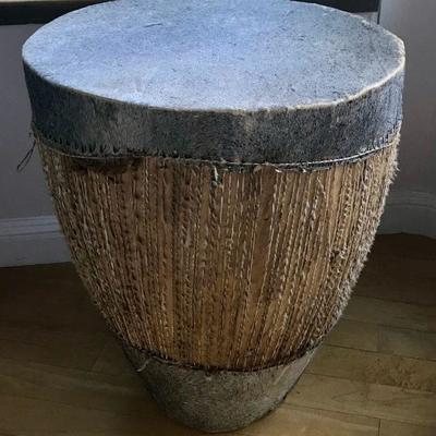 Large African (Congo) Drum Circa 1960's