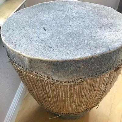 Large African (Congo) Drum Circa 1960's