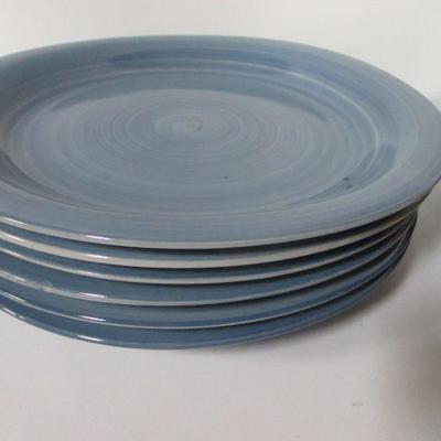 Lot 76 - Citrus Grove Dishes - Blue Swirl