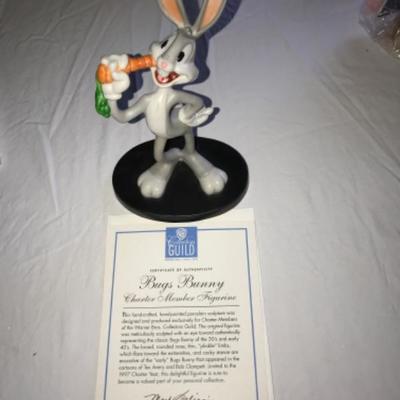 Lot #150 Warner Bros Bugs Bunny Charter Member Figurine