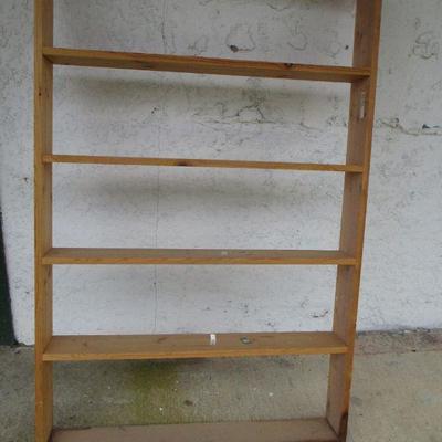 Lot 83 - Wooden Shelf 