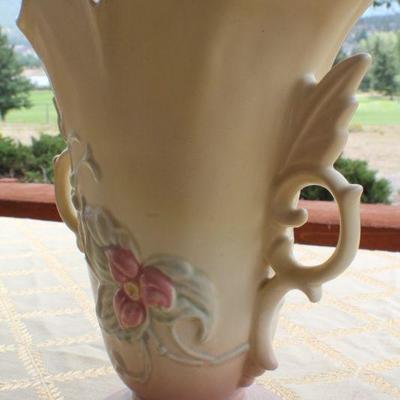Lot #51: Vintage HULLâ„¢ Pottery Hand Painted Vase