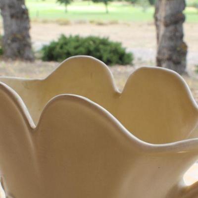 Lot #51: Vintage HULLâ„¢ Pottery Hand Painted Vase