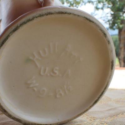 Lot #51: Vintage HULLâ„¢ Pottery Hand Painted Vase