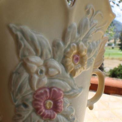 Lot #51: Vintage HULLâ„¢ Pottery Hand Painted Vase