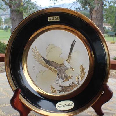 Lot #56: (3) Vintage CHOKIN Art Plates Assorted 