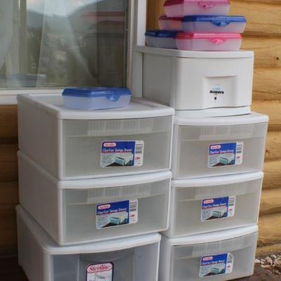Lot #59: Large Group of Assorted Storage Containers