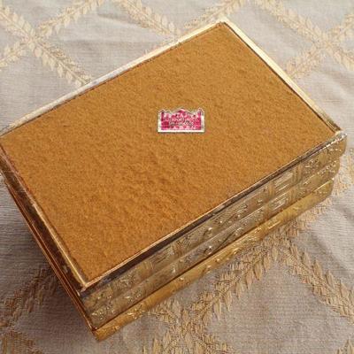Lot #60: Vintage Mid Century Modern TAJâ„¢ Japanese Decorative Music Box Tested A+
