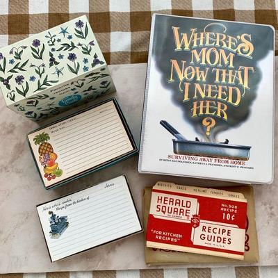 #91   RECIPE BOX CARDS & COOK BOOK