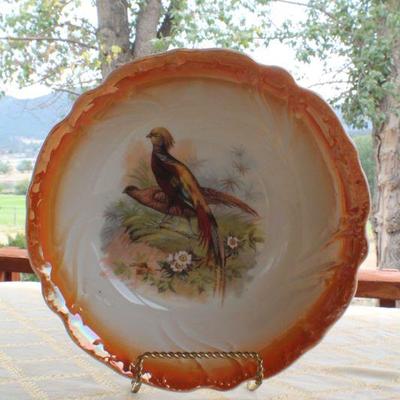 Lot #64: Antique Retsch & Coâ„¢ Porcelain Factory of Wunsiedel Bavarian Ceramic Decorative Plate