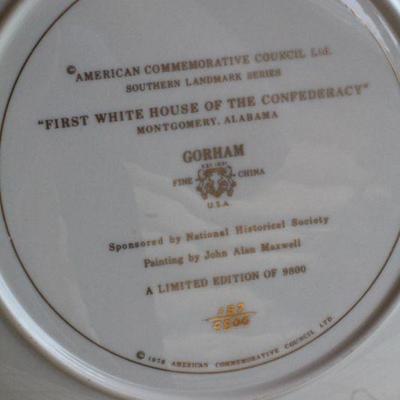 Lot #65: Vintage GORHAMâ„¢ and LIMOGESâ„¢ Decorative China Plates