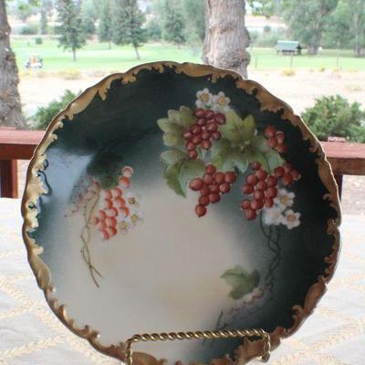Lot #65: Vintage GORHAMâ„¢ and LIMOGESâ„¢ Decorative China Plates