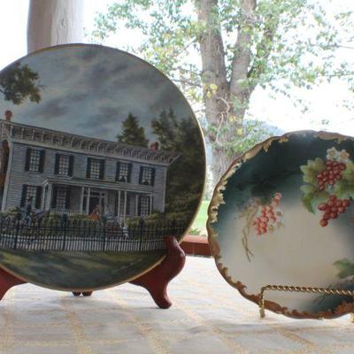 Lot #65: Vintage GORHAMâ„¢ and LIMOGESâ„¢ Decorative China Plates