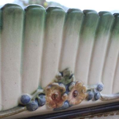 Lot #67: Vintage WELLER WAREâ„¢ Hand Painted Mid Century Modern Planter