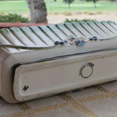 Lot #67: Vintage WELLER WAREâ„¢ Hand Painted Mid Century Modern Planter