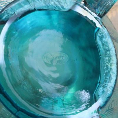 Lot #68: Vintage Blue FENTONâ„¢ Art Glass 3-Leg Bowl