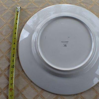 Lot #72: Large VILLEROY AND BOCHâ„¢ Platter Hand Painted Portugal