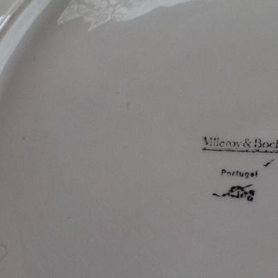 Lot #72: Large VILLEROY AND BOCHâ„¢ Platter Hand Painted Portugal
