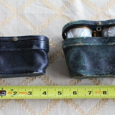 Lot #74: Pair of Antique Opera Binoculars (smaller set needs repair)