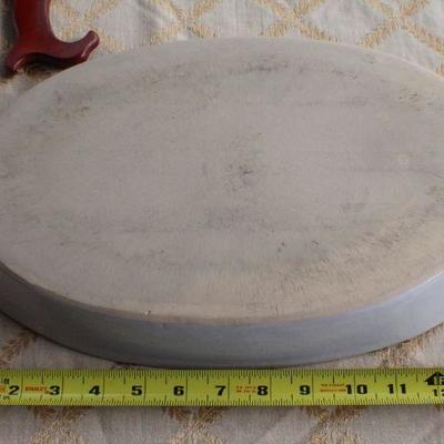 Lot #75: Porcelain BLOOM RITEâ„¢ Figure and Stoneware SIGNED Hand Painted Serving Dish