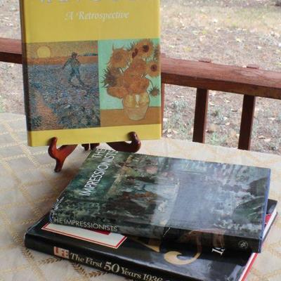 Lot #77: Coffee Table Hardback Book Bundle (Fine Art of Van Gogh and IMPRESSIONISTS + LIFEâ„¢ 50 Year Review)