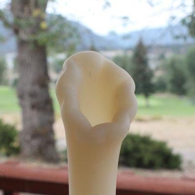 Lot #84: Vintage FENTONâ„¢ Hand Painted Thin Vase SIGNED by Artist