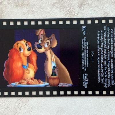 #99   DISNEY LADY & TRAMP COLLECTOR CARD