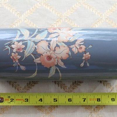 Lot #87: Vintage Japanese Tall Vase w/ Hallmark on Bottom