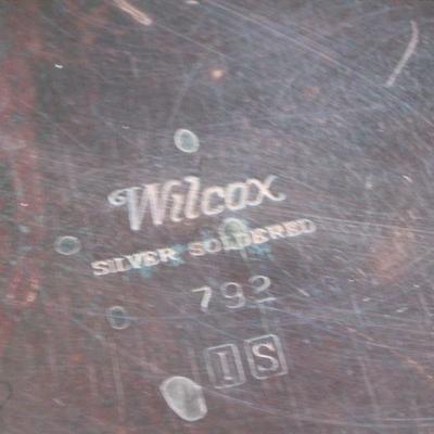 Lot #88: Vintage WILCOXâ„¢ #792 Form Silver Plated Large Pitcher w/ Original Patina 