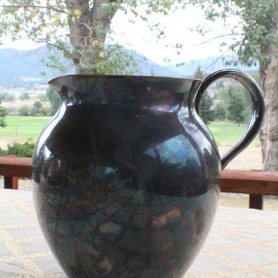 Lot #88: Vintage WILCOXâ„¢ #792 Form Silver Plated Large Pitcher w/ Original Patina 