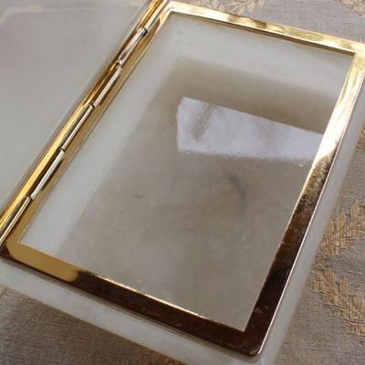 Lot #89: Vintage Italian Marble Jewelry/Trinket Box