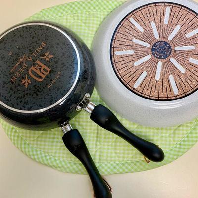 #114   3 NON STICK SKILLETS LIKE NEW
