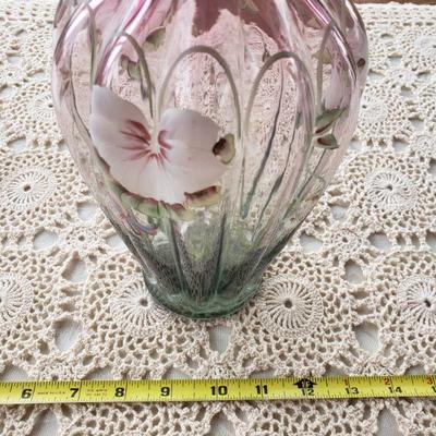 Lot 102: Signed Fenton Vase
