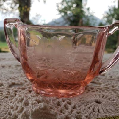Lot 105: Pink Depression Glass Lot