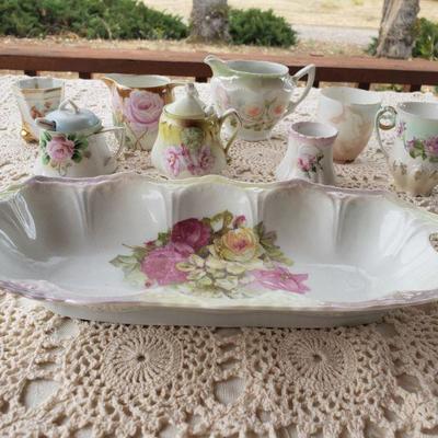 Lot 108: Floral China Lot