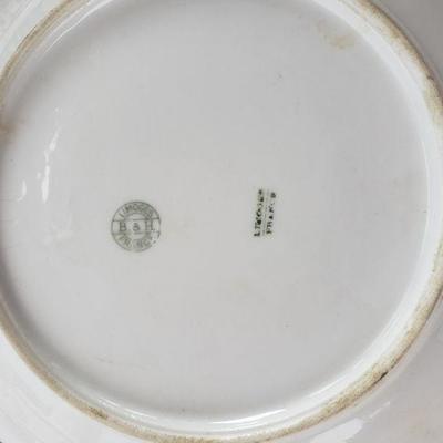 Lot 112: Limoges Bee Bowl, Limoges Chrysanthemums Plate & 3 Pickard Plates