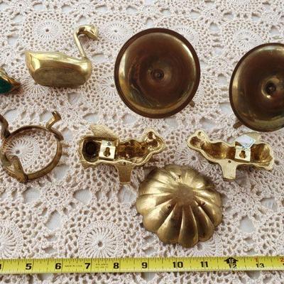 Lot 114: Brass Deco Lot