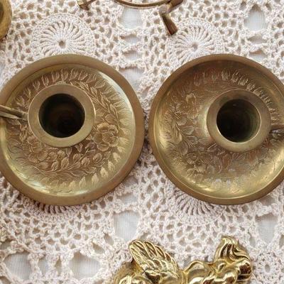 Lot 114: Brass Deco Lot