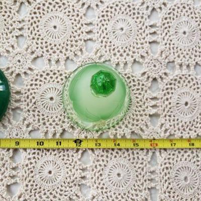 Lot 115: Vintage Green Glass Lot